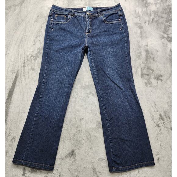 JMS just My Size Jeans Womens 20W Blue Modern Bootcut High Rise Stretch Casual - Picture 1 of 13